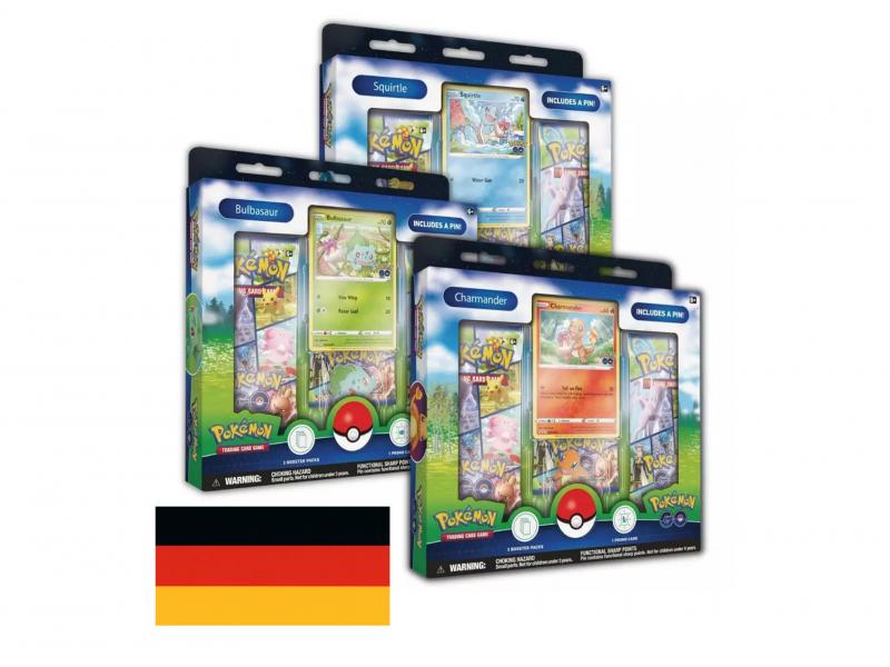 Pokemon Go Pin Kollektion Bundle Deutsch (Alle 3 Artworks) DE